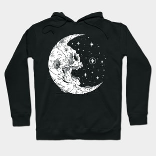 MoonSkull. Dead Moon art Hoodie